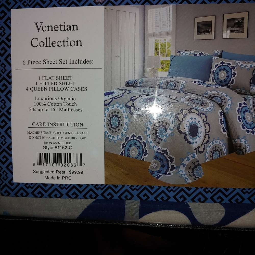 Queen bed sheet set - Picture 5 of 7
